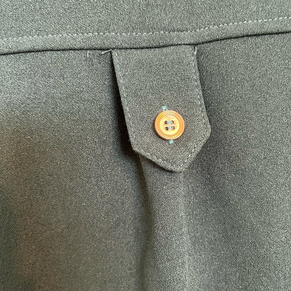 Small Hunter Green Wide Leg Jumpsuit - Picture 6 of 7